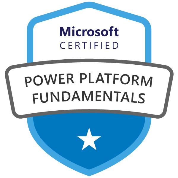 Power Platform Fundamentals Certification